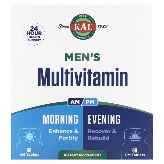 Основне фото товара Men's Multivitamin Morning, Вітаміни для чоловіків, 60 Table