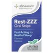 Фото товару Therapeutics Rest-ZZZ Oral Strips Mint, Підтримка сну, 30 Strips