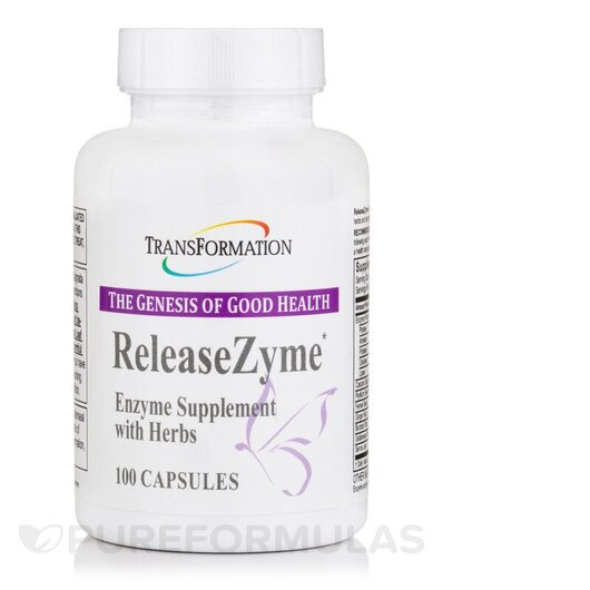 Основне фото товара Transformation Enzymes, ReleaseZyme, Ферменти, 100 капсул