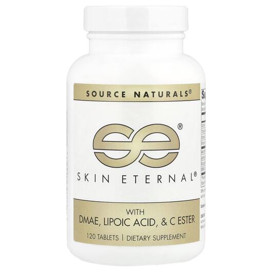 Основне фото товара Skin Eternal with DMAE Lipoic Acid, Шкіра нігті волосся, 120 табл