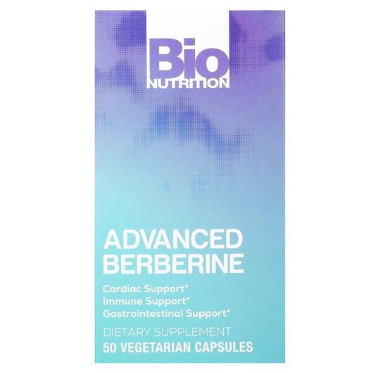 Основне фото товара Bio Nutrition, Advanced Berberine, Берберин, 50 капсул