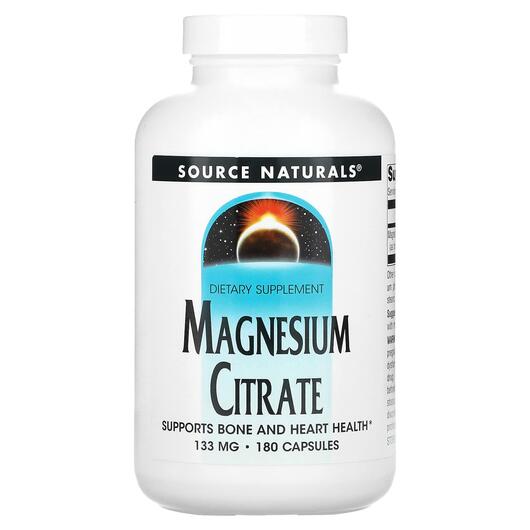 Основне фото товара Magnesium Citrate 133 mg, Магній Цитрат, 180 капсул