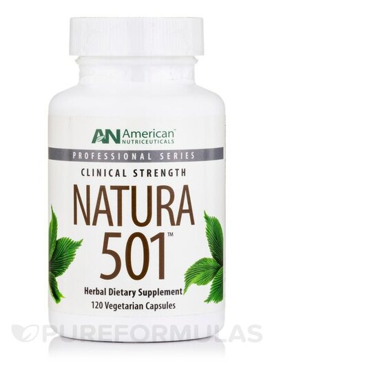 Основне фото товара American Nutriceuticals, Natura 501, Трави, 120 капсул