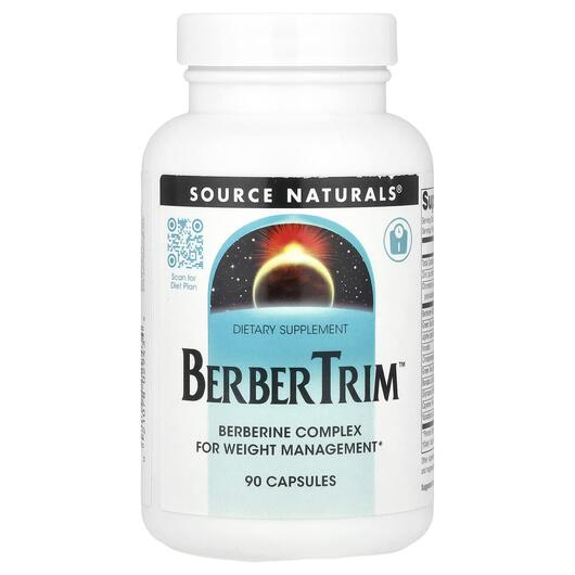 Основне фото товара Source Naturals, BerberTrim, Берберин, 90 капсул