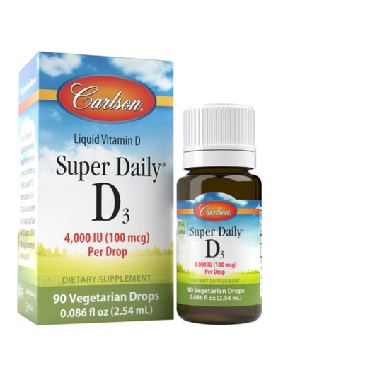 Основне фото товара Super Daily D3 4000 IU 100 mcg, Вітамін D3 Холекальциферол, 2.54 
