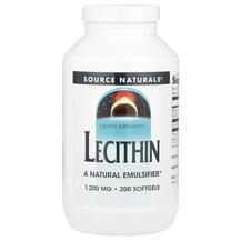 Лецитин 1200 мг Lecithin 1200 mg Source Naturals