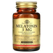 Melatonin 3 mg Мелатонин 3 мг Solgar 120 таблеток