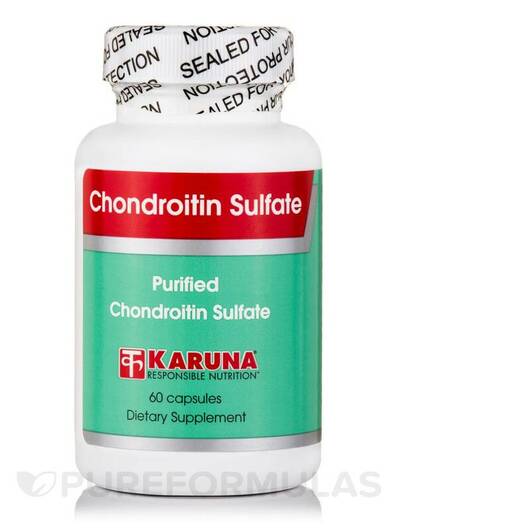 Основне фото товара Purified Chondroitin Sulfate, Жироспалювачі, 60 капсул