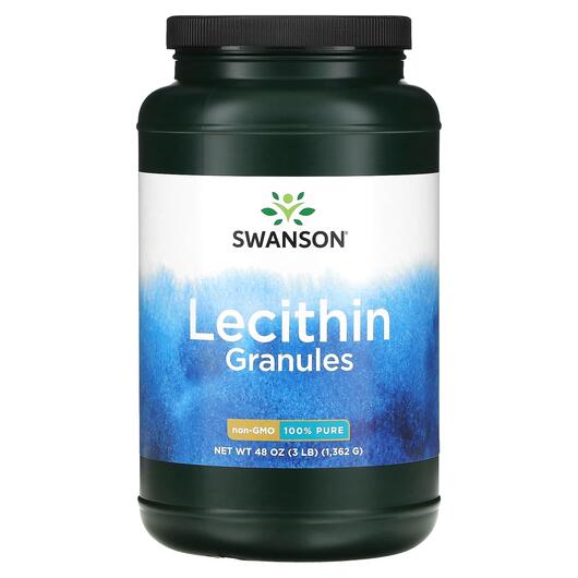 Основне фото товара Swanson, Lecithin Granules, Лецитин, 1362 г