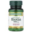 Nature's Bounty, Biotin 5000 mcg, Біотин 5000 мкг, 60 таб...