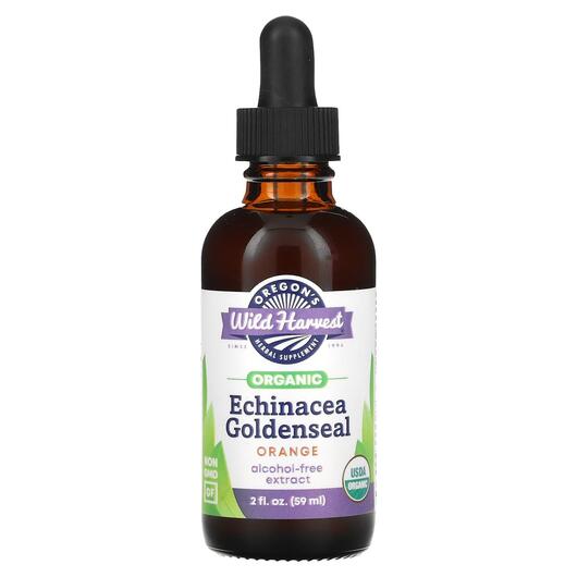 Основне фото товара Organic Echinacea Goldenseal Orange, Ехінацея, 59 мл