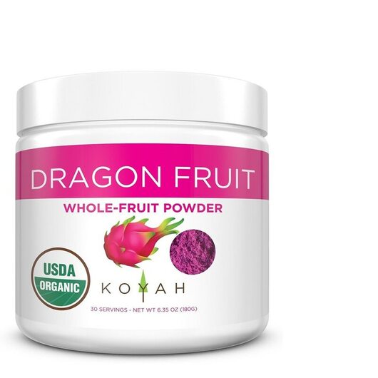 Основное фото товара Koyah, Питахайя, Organic Freeze-Dried Dragon Fruit Powder, 180 г