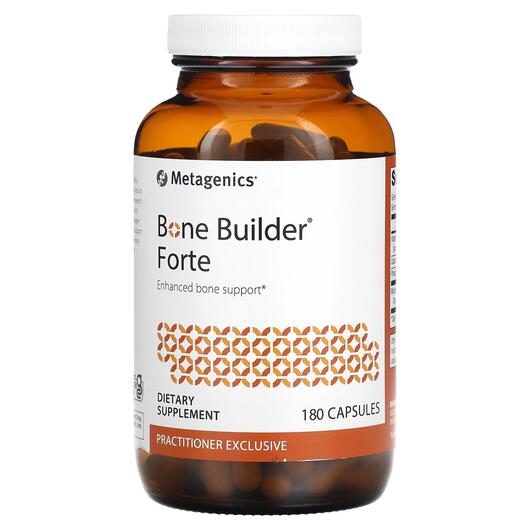 Основне фото товара Metagenics, Bone Builder Forte, Зміцнення кісток, 180 капсул