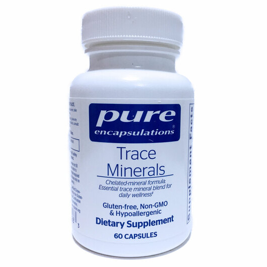 Основне фото товара Trace Minerals, Мінеральні добавки, 60 капсул
