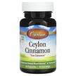 Carlson, Ceylon Cinnamon, Антиоксиданти, 45 капсул