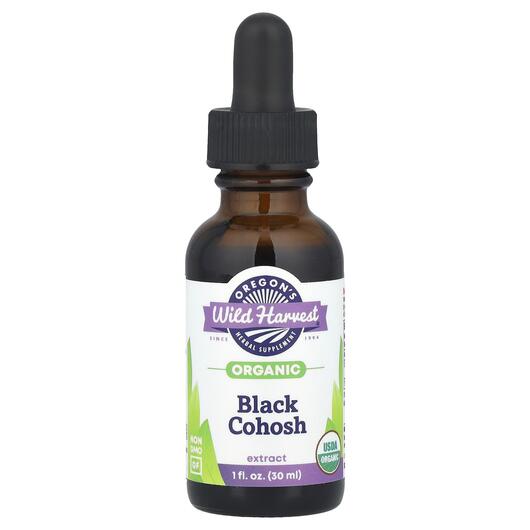 Основне фото товара Organic Black Cohosh Extract, Клопогон кістевидний, 30 мл