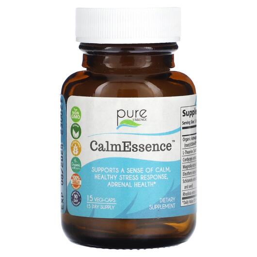 Основне фото товара Pure Essence, CalmEssence, Підтримка стресу, 15 капсул