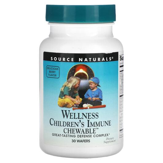 Основне фото товара Wellness Children's Immune Chewable, Підтримка імунітету, 30