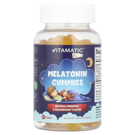 Основне фото товара Kids Melatonin Gummies Pineapple & Passionfruit, Мелатонін, 9