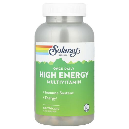 Основне фото товара Once Daily High Energy Multivitamin, Мультивітаміни, 180 капсул