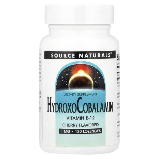 Основне фото товара HydroxoCobalamin B12 Lozenges, Вітамін B12, 120 цукерок