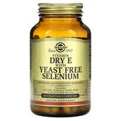 Vitamin Dry E with Selenium Витамин E и Селен Solgar
