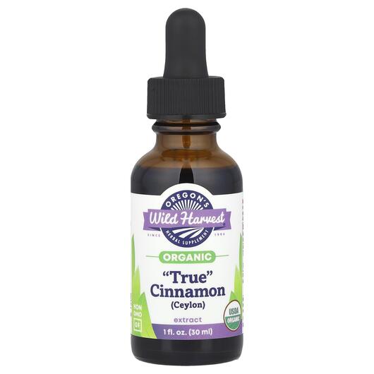 Основне фото товара Organic True Cinnamon Ceylon Extract, Екстракт кориці, 30 мл