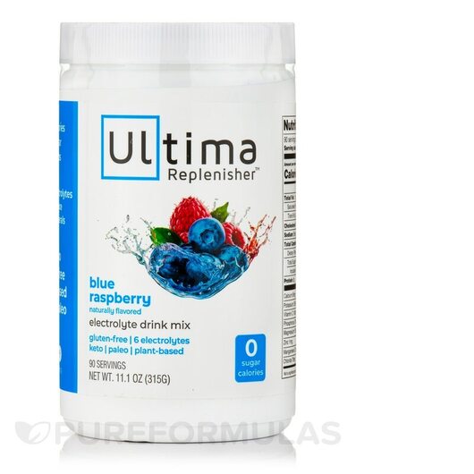 Основне фото товара Electrolyte Hydration Powder Blue, Електроліти, 90 Serving Canist