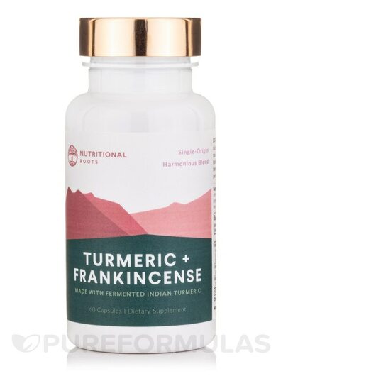 Основне фото товара Turmeric + Frankincense, Екстракт кореня куркуми, 60 капсул