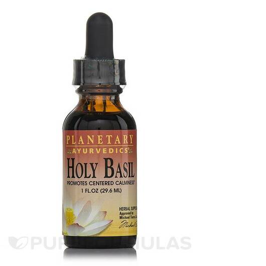 Основне фото товара Planetary Ayurvedics, Holy Basil Liquid Extract, Базилік, 29.6 мл