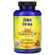 Natures Life, Zinc 30 mg, Цинк, 250 капсул