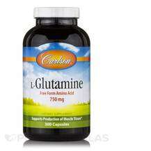 L-Glutamine 750 mg L-Глутамин Carlson 300 капсул