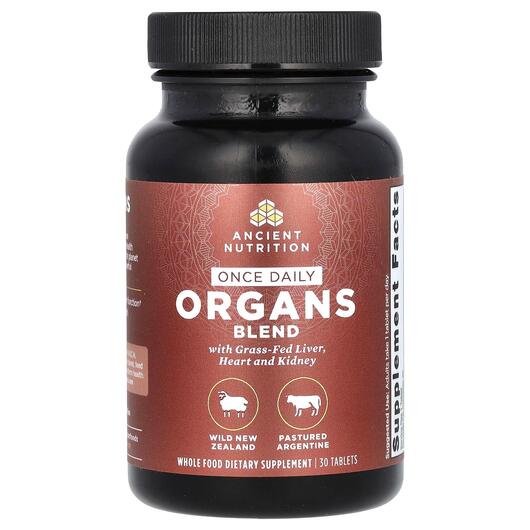 Основне фото товара Once Daily Organs Blend, Мультивітаміни, 30 таблеток