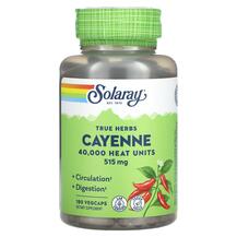 True Herbs Cayenne 515 mg Кайенский перец Solaray