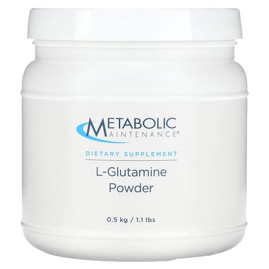Основне фото товара Metabolic Maintenance, L-Glutamine Powder, L-Глутамін, 0.5 кг