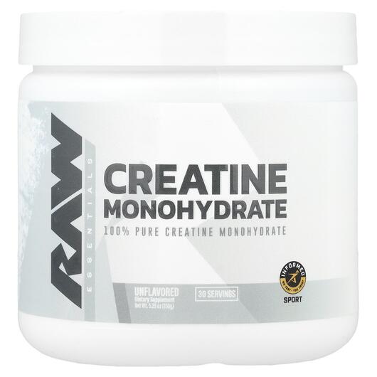 Основне фото товара Creatine Monohydrate Unflavored, Креатин, 150 grams