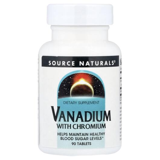Основне фото товара Vanadium with Chromium 90, Ванадій з Хромом, 90 таблеток