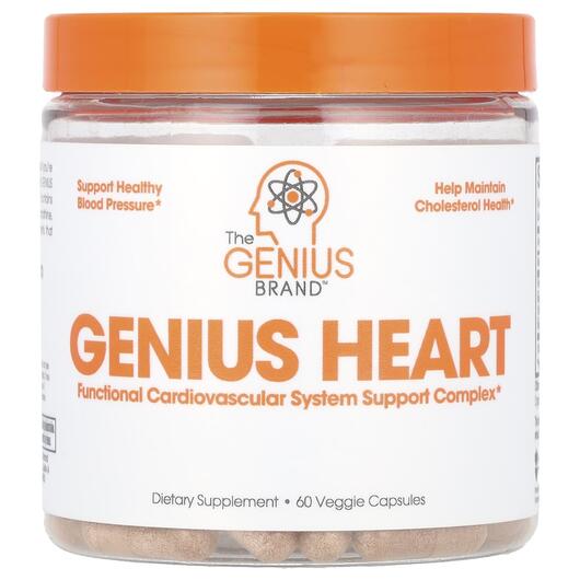Основне фото товара The Genius Brand, Genius Heart, Кардіо комплекс, 60 капсул