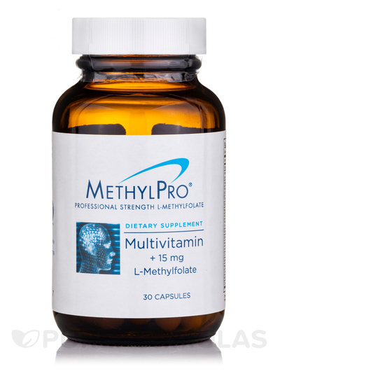Основне фото товара Multivitamin + 15 mg L-Methylfolate, Мультивітаміни, 30 капсул
