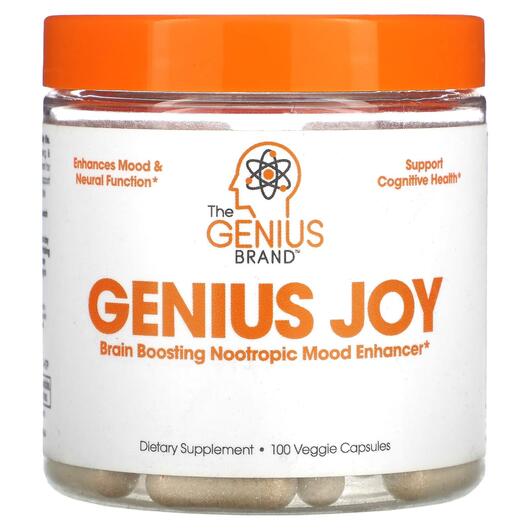 Основне фото товара The Genius Brand, Genius Joy, Підтримка мозку, 100 капсул