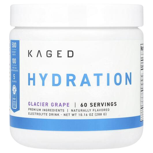 Основне фото товара Kaged, Hydra-Charge Glacier Grape, Електроліти, 306 г