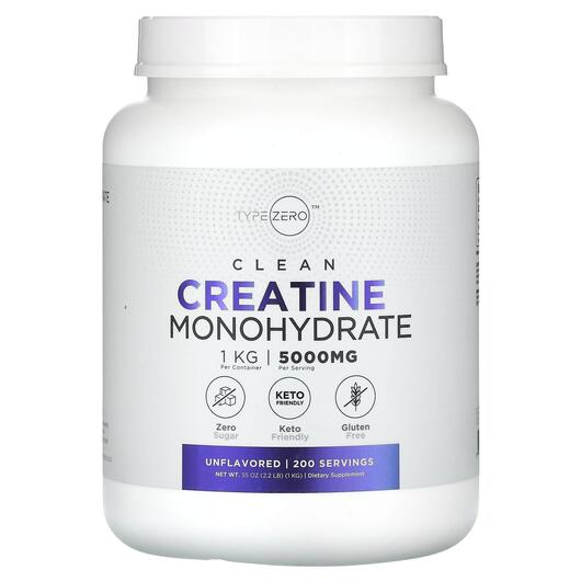 Основне фото товара Clean Creatine Monohydrate Unflavored 5000 mg, Креатин, 1 кг