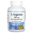 Natural Factors, L-Arginine 500 mg, L-Аргінін, 180 капсул