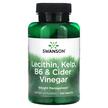 Фото товару Swanson, Lecithin Kelp B6 & Cider Vinegar, Лецитин, 240 табле