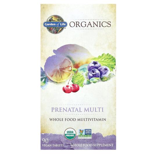 Основне фото товара MyKind Organics Prenatal Multi, Вітаміни для вагітних, 90 таблето