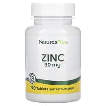 Хелатний Цинк 30 мг Zinc Chelated 30 mg Natures Plus