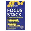 Фото товару Focus Stack 2 Bottles, Підтримка мозку, 15 Vegetarian Capsules Ea
