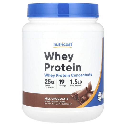 Основне фото товара Whey Protein Concentrate Milk Chocolate, Протеїн Ізолят, 680 г