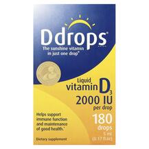 Рідкий Вітамін D3 Liquid Vitamin D3 2000 IU Ddrops