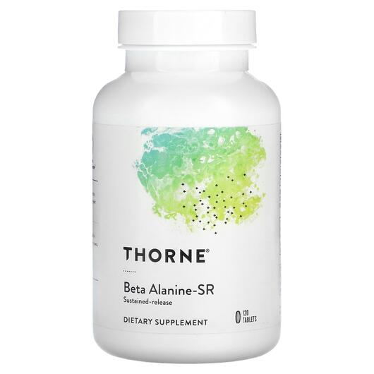 Основне фото товара Thorne, Beta Alanine-SR, Бета-аланін, 120 таблеток